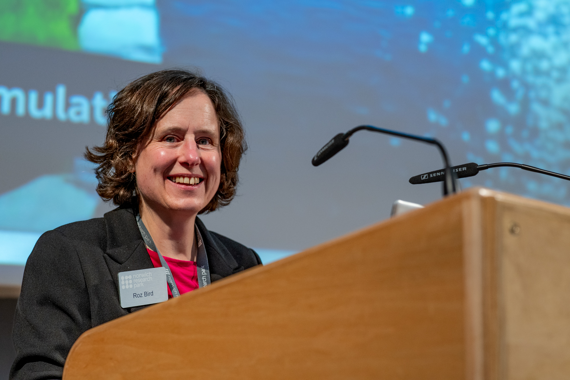Roz Bird. Enterprise Tuesday, Emerging Technologies in the East of England. Norwich Research Park